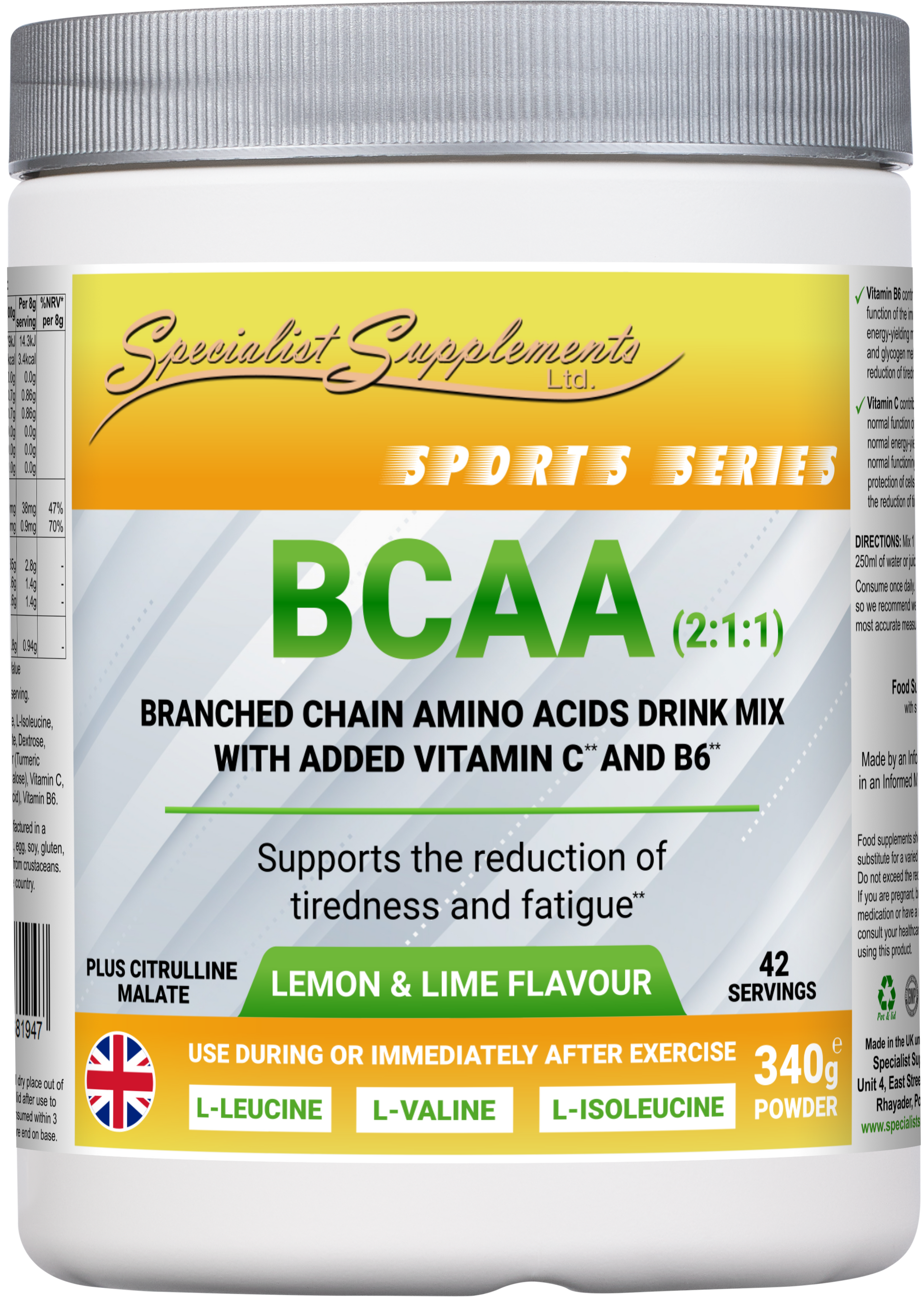 Training Support Pack - BCAA