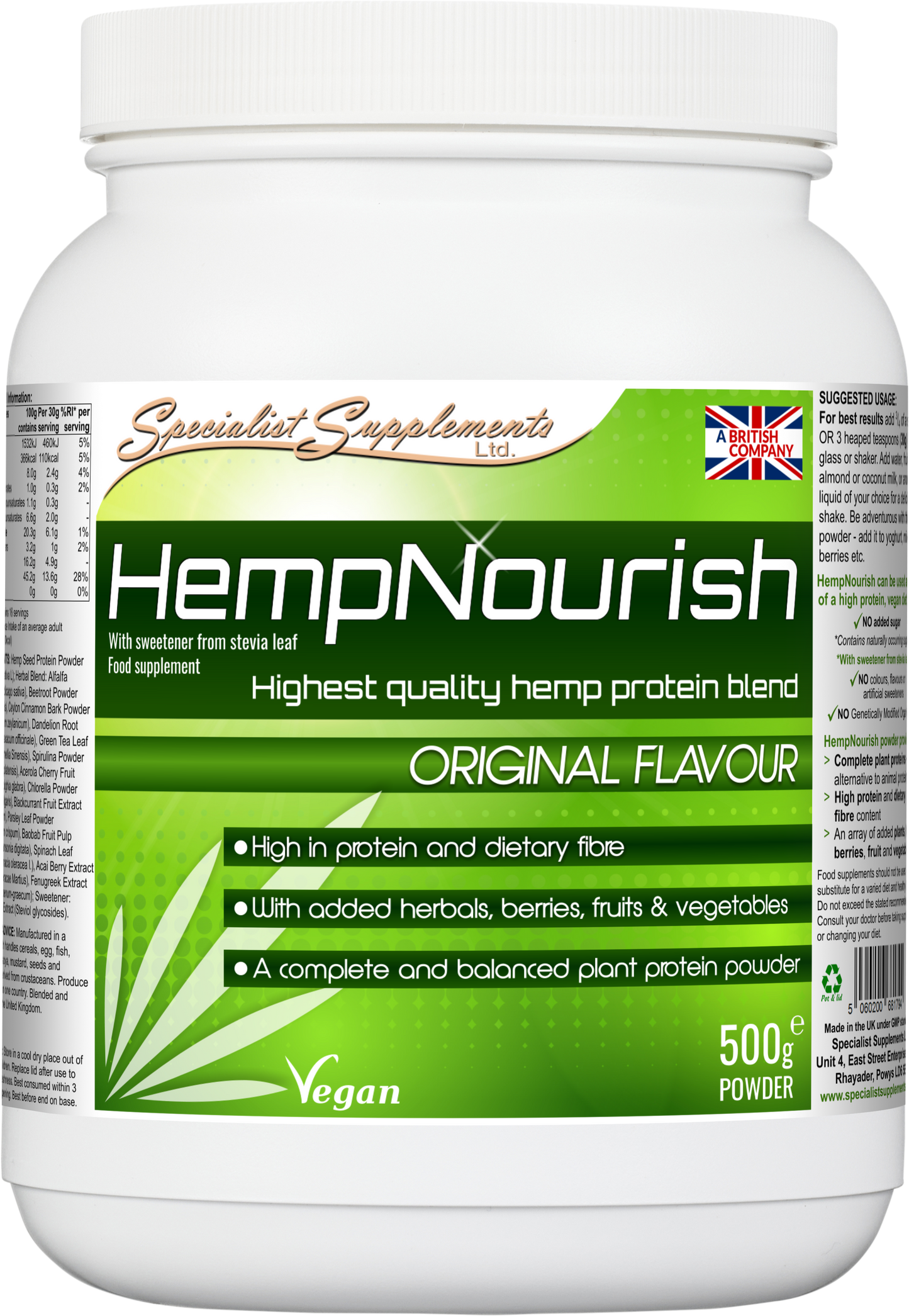Plant Protein Starter Pack - HempNourish