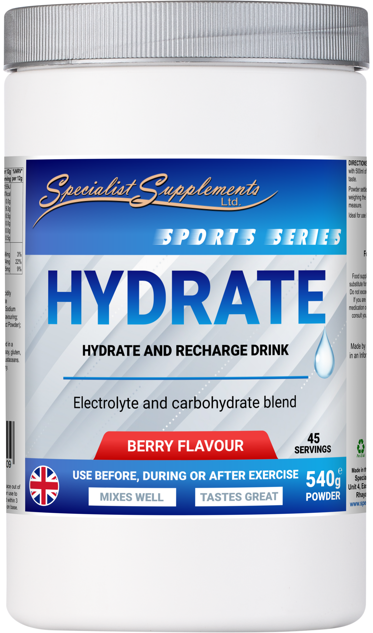 Hydration Support Pack - Hydrate