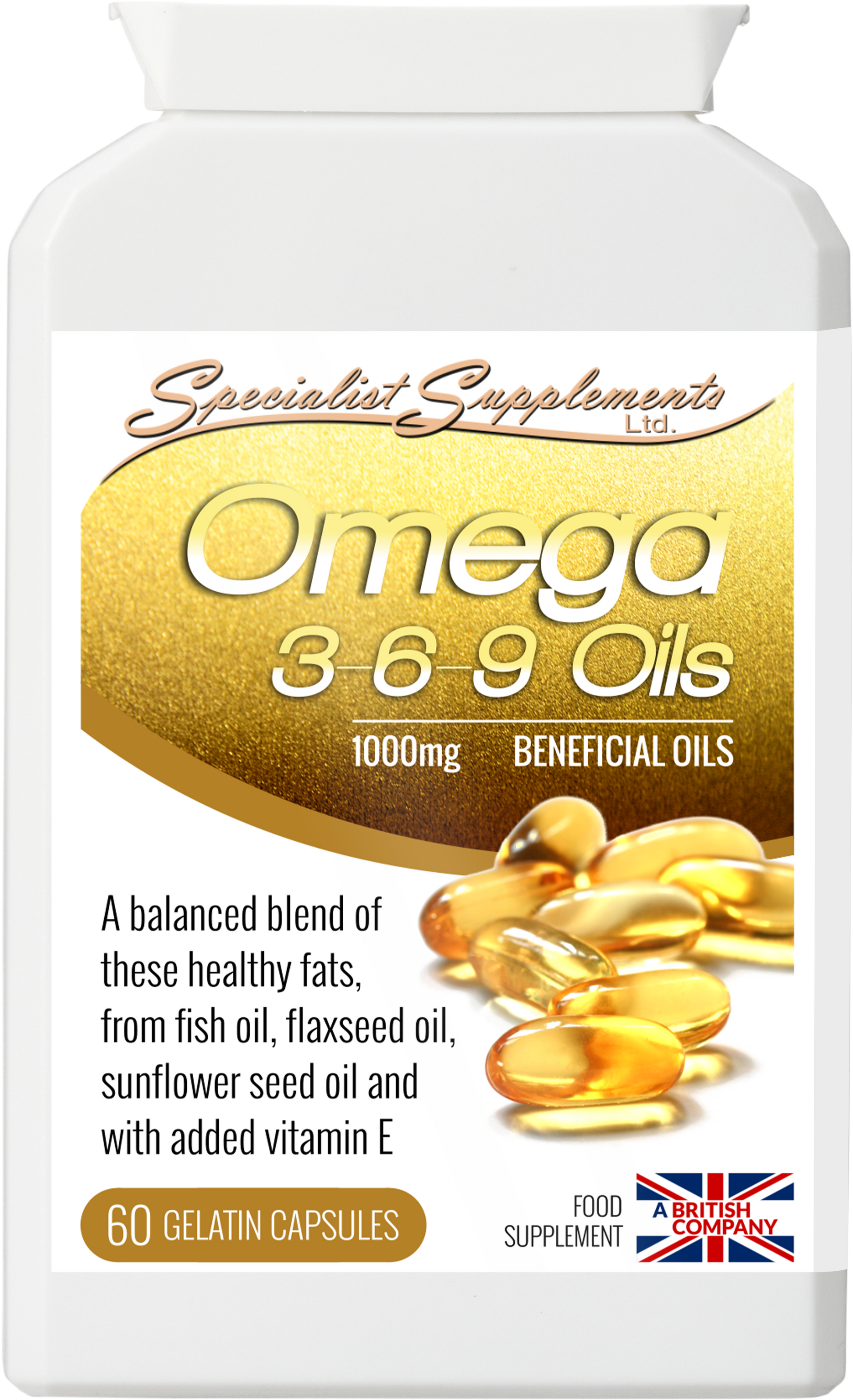 Brain & Focus Pack - Omega 3-6-9 Oils