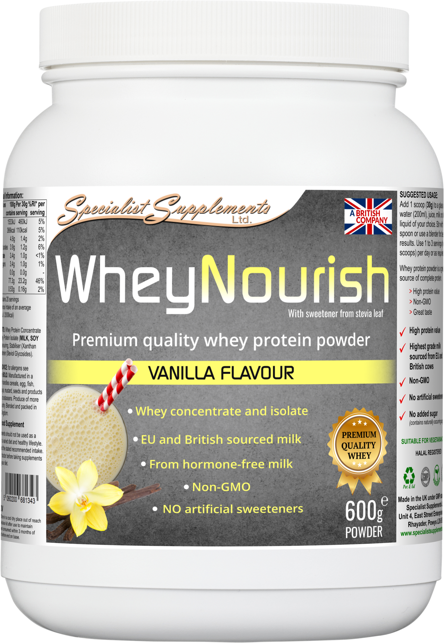 Protein Variety Pack - WheyNourish (Vanilla Flavour)